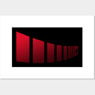 Symbolic Red Line Posters and Art